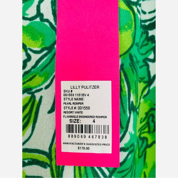 Lilly Pulitzer Romper/Dress Sz. 4 - Picture 3 of 7